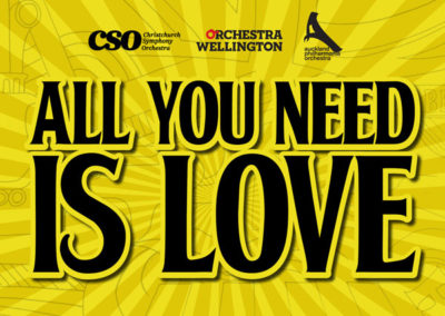 ALL YOU NEED IS LOVE – NEW DATES COMING